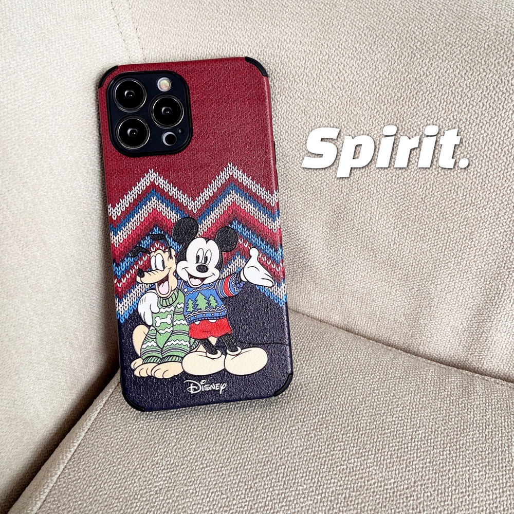 Ốp Điện Thoại Mềm Chống Rơi Hình Mickey Cho iPhone 11 12 13 Pro Max iPhone XR Xs Max 7 8 Plus