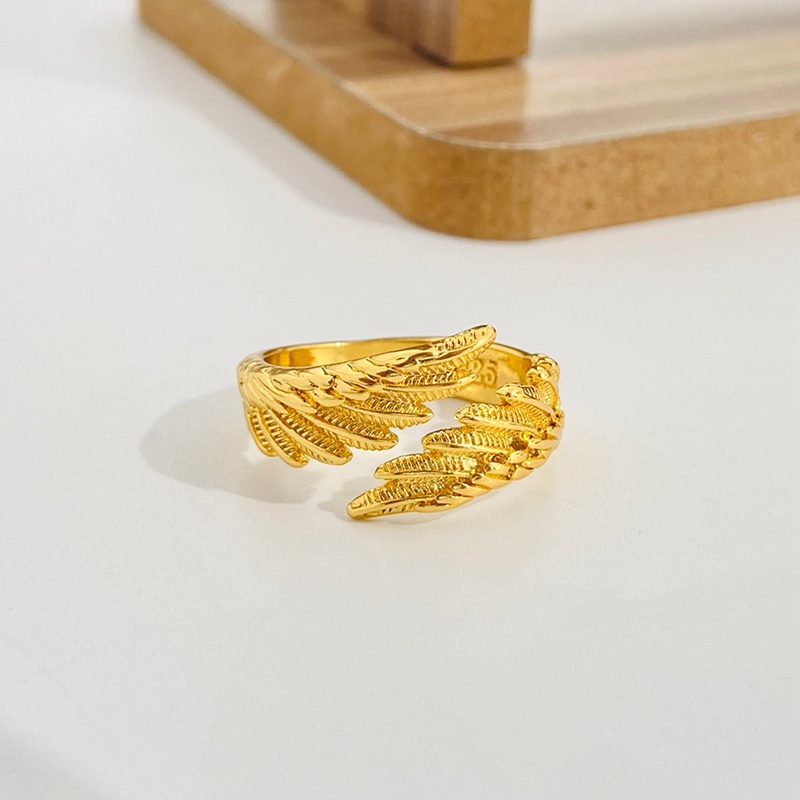 Wy 1 Nhẫn Đôi Cánh Thiên Thần Quà Tặng Trang Sức