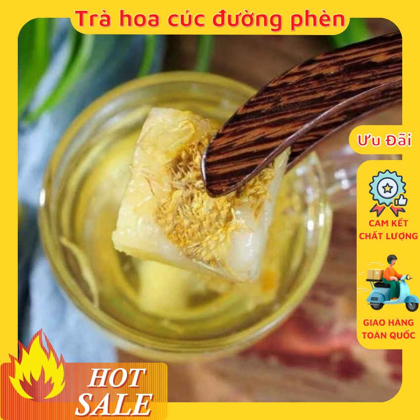 Trà hoa cúc đường phèn mật ong 💧 CỰC THƠM 💧 trà hoa cúc có vị ngọt, hơi đắng, tính mát, có tác dụng thanh nhiệt - 1kg | WebRaoVat - webraovat.net.vn