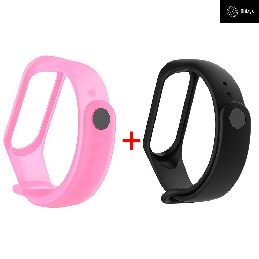 Dây Đeo Bằng Silicone Cho Đồng Hồ Thông Minh Xiaomi Miband 3 4 H1