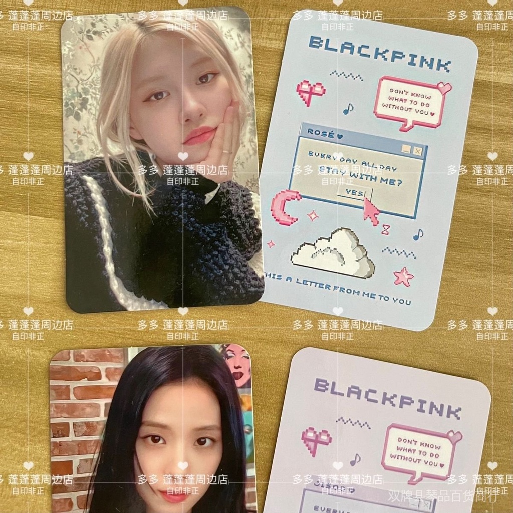 Tự in Blackpink kỷ niệm sáu năm Thẻ nhỏ 3 inch