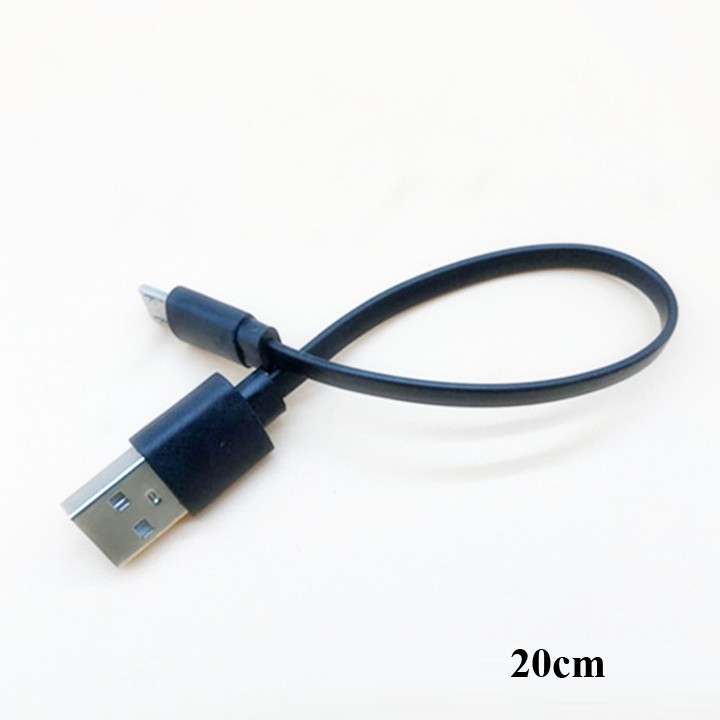 Cáp sạc micro USB 20cm