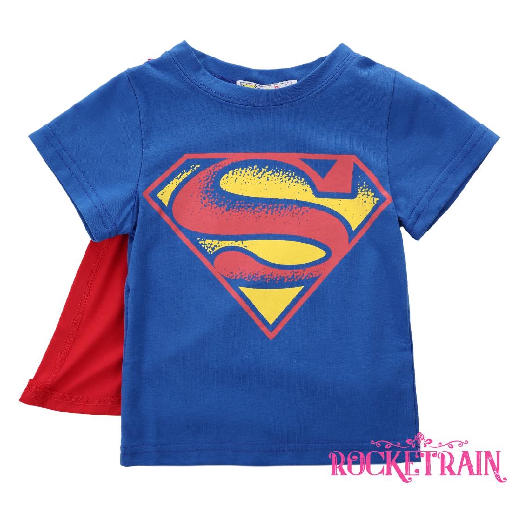 Áo thun tay ngắn in họa tiết Siêu Nhân dành cho bé trai