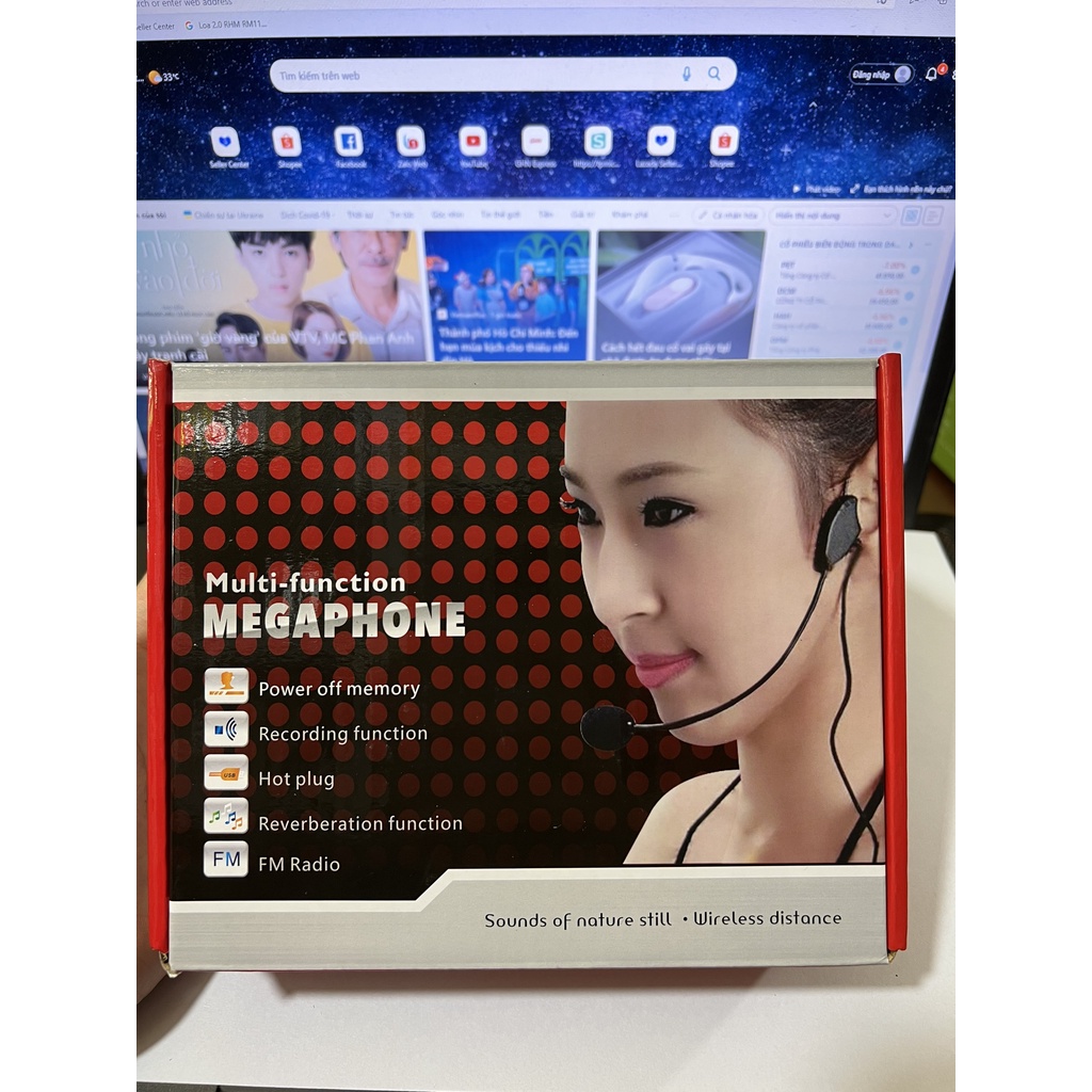 LOA TRỢ GIẢNG CÓ DÂY K94 CÓ BLUETOOTH + FM