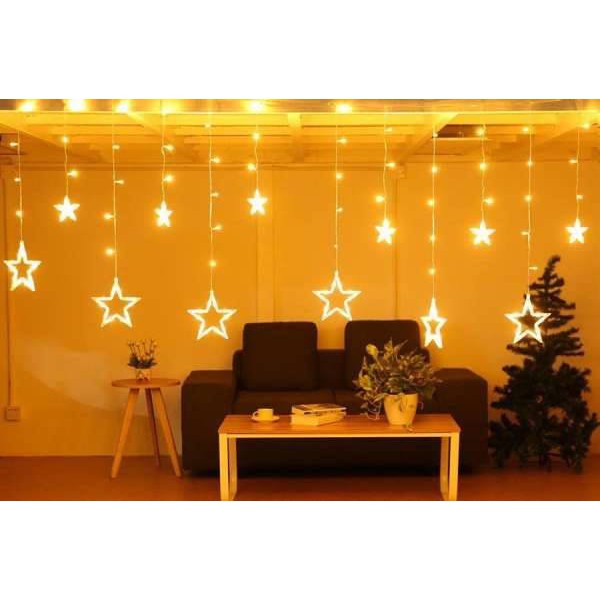 Đèn LED Thả Mành Nhấp Nháy Hình Ngôi Sao Trang Trí Cực Đẹp  Không Đâu Rẻ Hơn