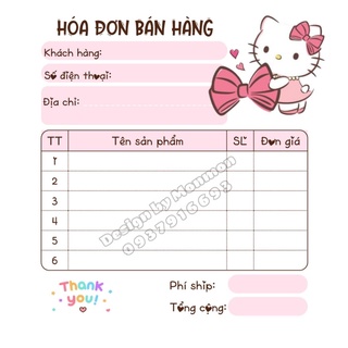 Hoá đơn mini cute 1liên