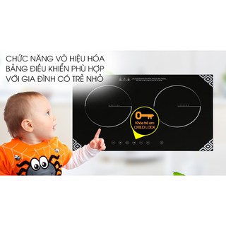 Bếp từ đôi Kangaroo KG498N [New 100%]