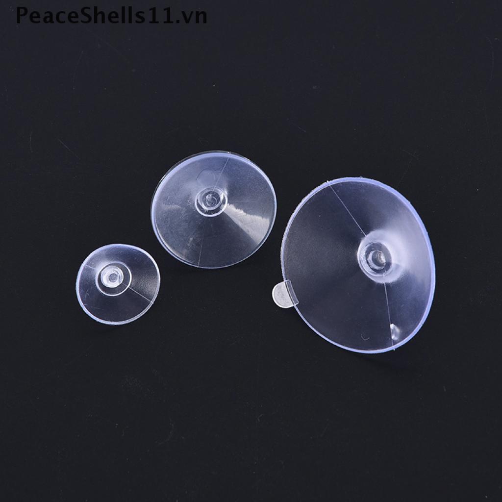 Set 50 đầu cốc hút trong suốt hình nấm tiện dụng diy