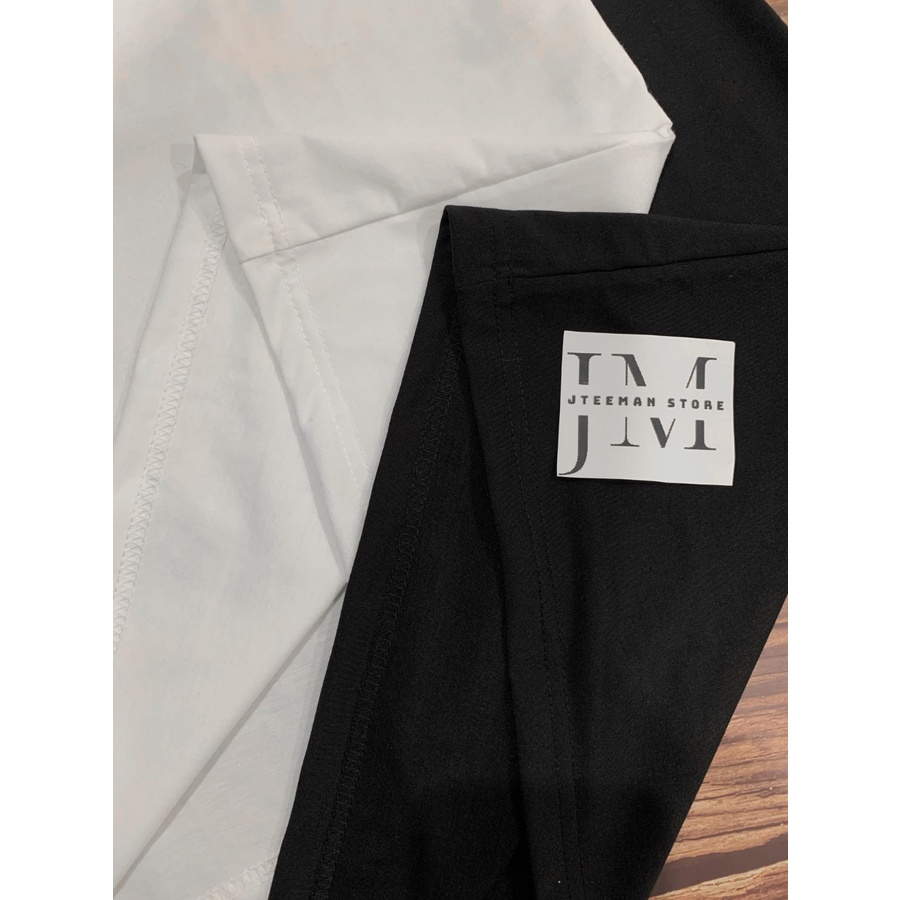 Áo thun Unisex tay lỡ form rộng in họa tiết miệng cười JTeeMan, áo thun Unisex phong cách cá tính vải cotton JT25