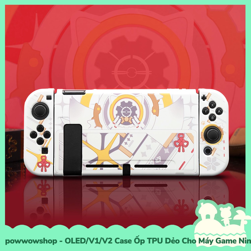 [Sẵn VN - Hỏa Tốc] Oled/V1/V2 Case Ốp Nhựa TPU Dẻo Cho Máy Game Cầm Tay Nintendo Switch Phong Cách Game Xenoblade 3