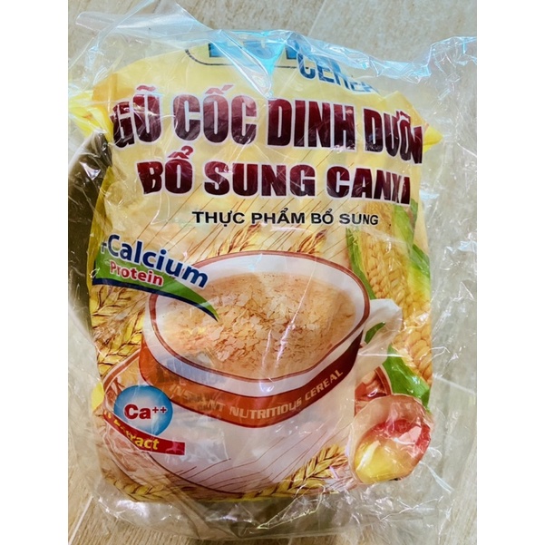 Sữa hạt ngũ cốc dinh dưỡng B'FAST Canxi 500g 20 gói x 25g