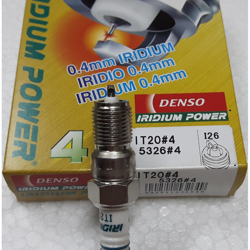 Bộ 4 Bugi Denso Iridium Power IT20 - Made in Japan