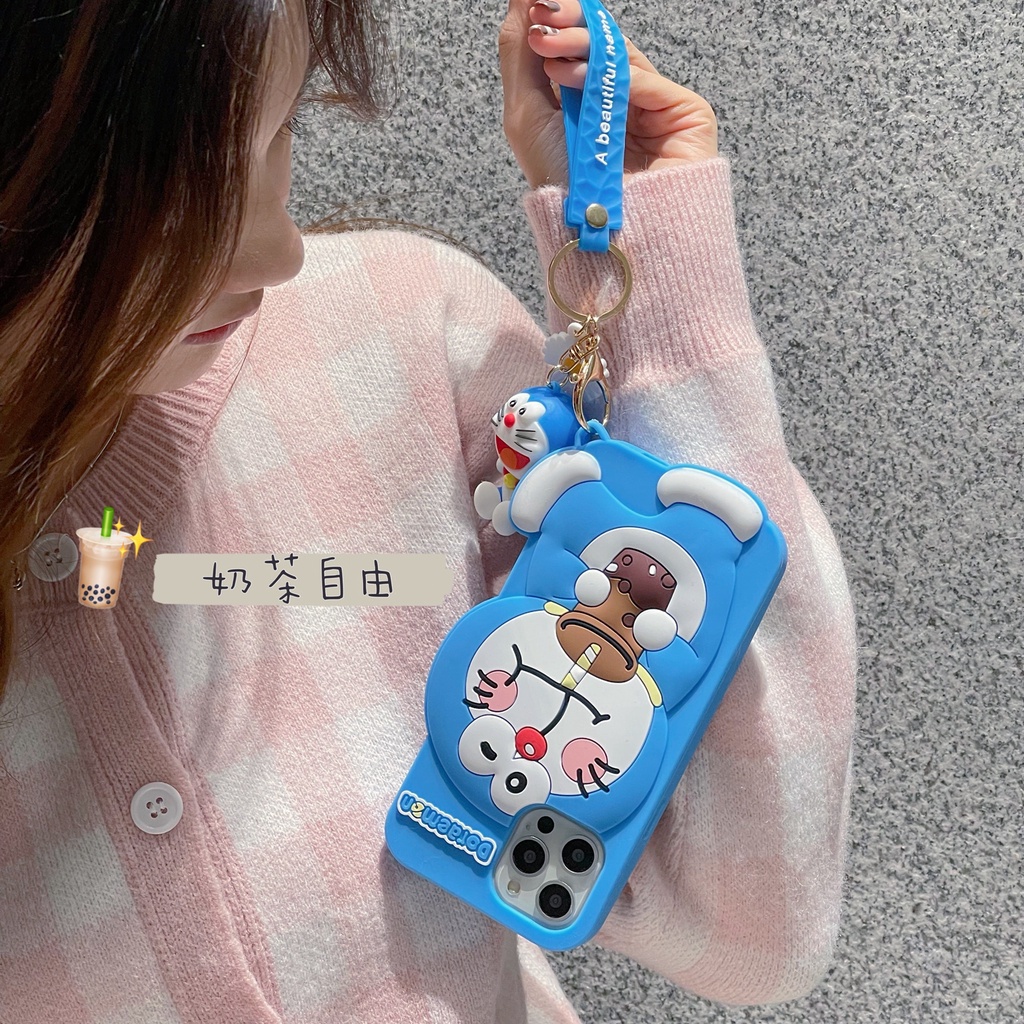 Ốp Điện Thoại Silicon Mềm In Hình doraemon Cho iphone 7 / 7 plus / x / xs max / x / 8 / 11 pro max / 12 pro / 12 pro max 13 pro max