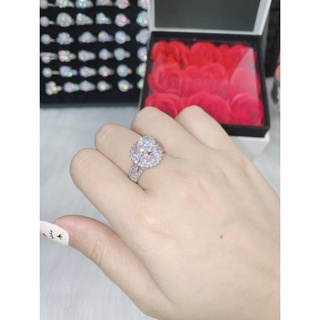Nhẫn đá ổ, Nhẫn bạc nu đủ ni tay cho khách sẵn hàng cực sáng đẹp ảnh + video thật ♥️