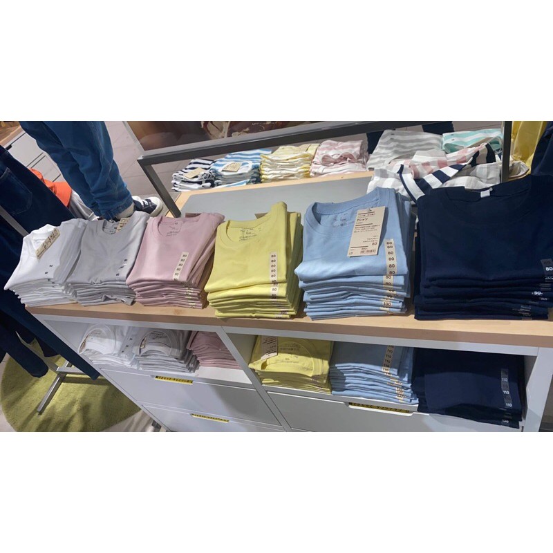 Áo phông Kẻ Muji Nhật bản