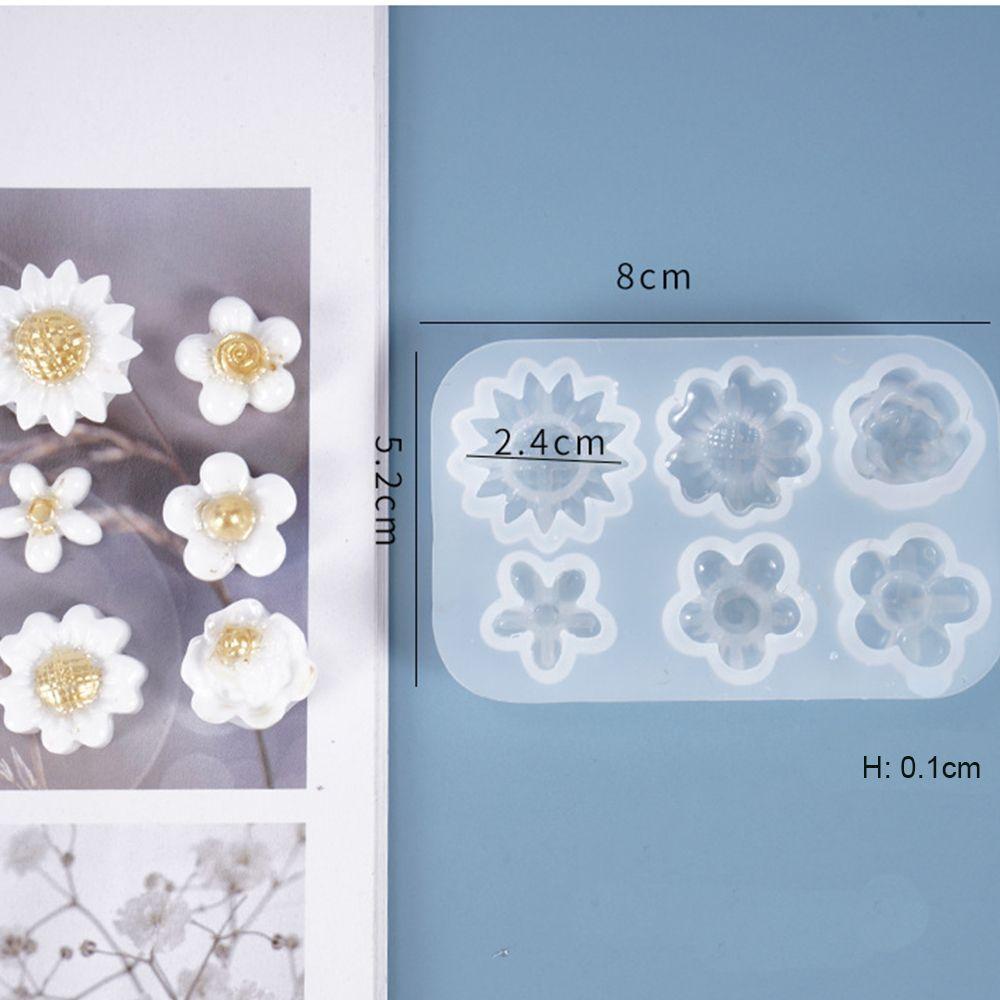 KRNY Khuôn Silicone Làm Trang Sức Thủ Công Hình Hoa Sen