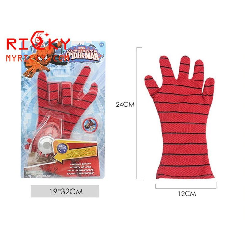 Găng tay Spider Man bắn thẻ - Găng tay bắn thẻ nhựa