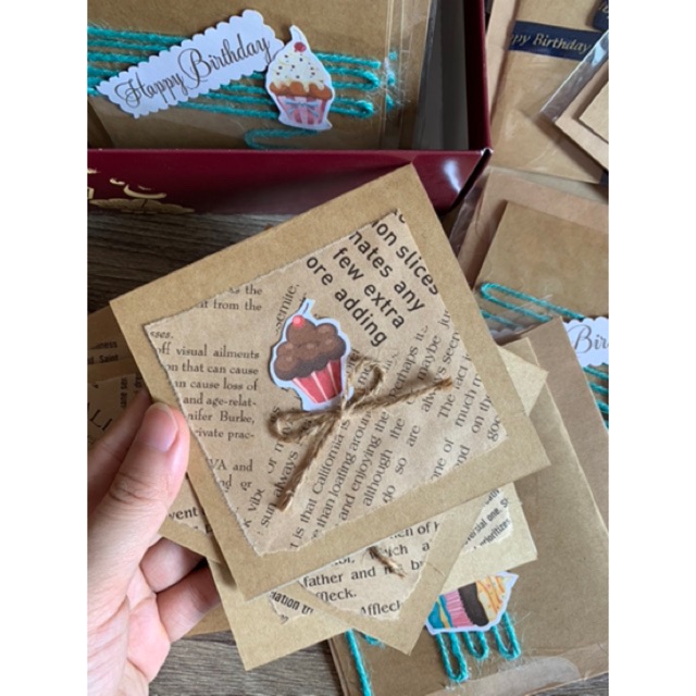 Thiệp sinh nhật Handmade 30