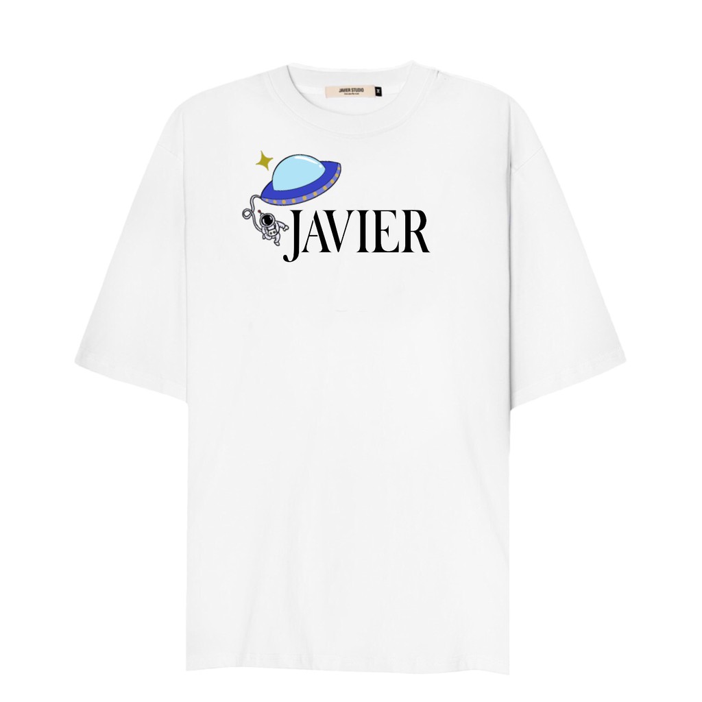  Áo Thun Unisex Javier Studio STREETWEAR 100% Cotton - TONI - WHITE Local Brand Chính Hãng