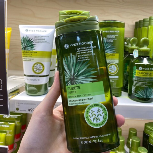 Dầu gội dành cho tóc dầu hãng Yves Rocher ( Pháp ) Shampooing Purifiant Oily Hair . Sản phẩm có chính hãng.