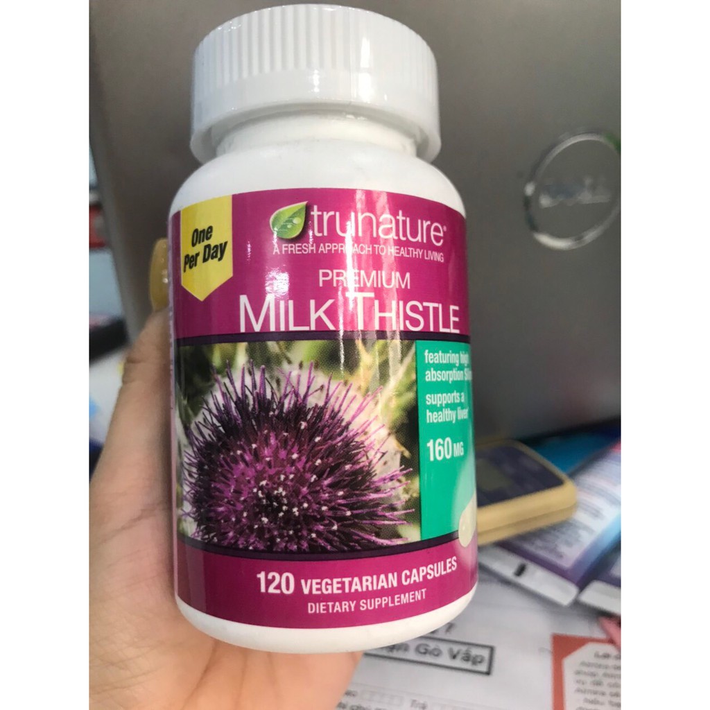 HỘP 120 VIÊN MILK THISTLE TRUNATURE - HÀNG MỸ 100%