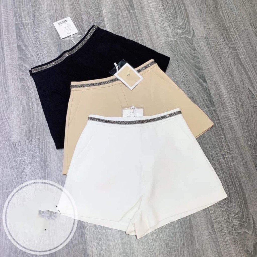 [ Mã FAMAYWA giảm 10K đơn 50K] Quần sooc vải cap cao viền kim sa kèm ảnh thật | BigBuy360 - bigbuy360.vn