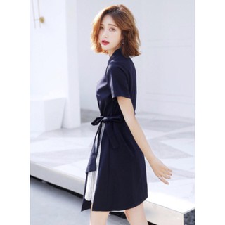 Đầm xanh TÀ PHỐI SỌC (kèm hình thật)