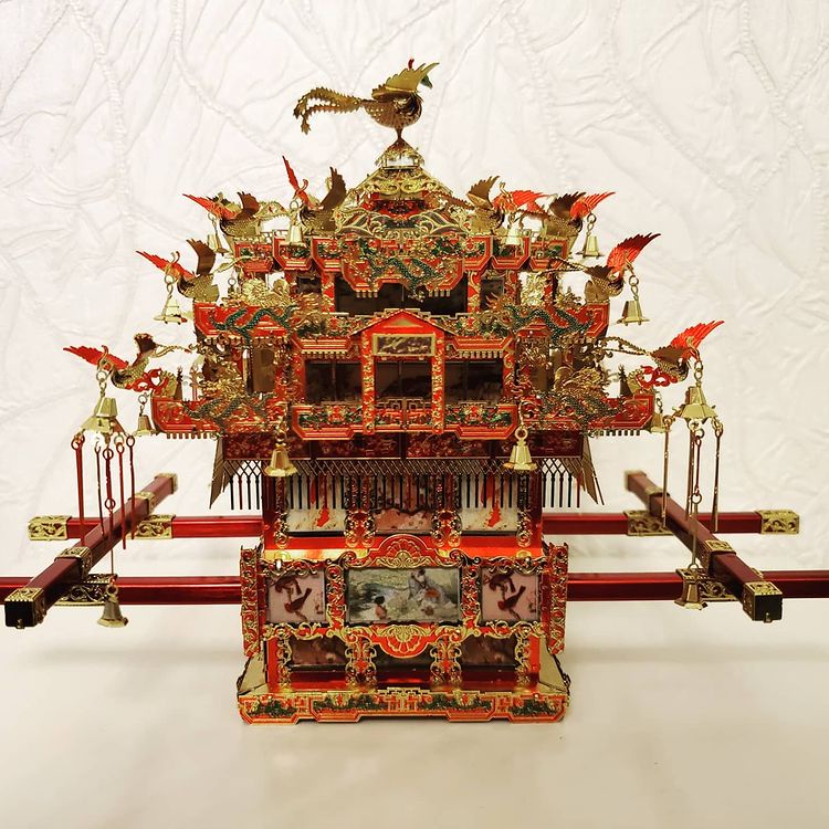 Mô Hình Kim Loại 3D Piececool Kiệu Hoa