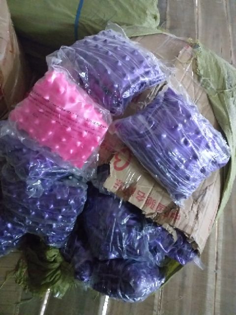 Bóng gai tập yoga, khu vui chơi, hàng nhập khẩu loại to phi 75cm hàng ảnh thật giao màu ngẫu nhiên