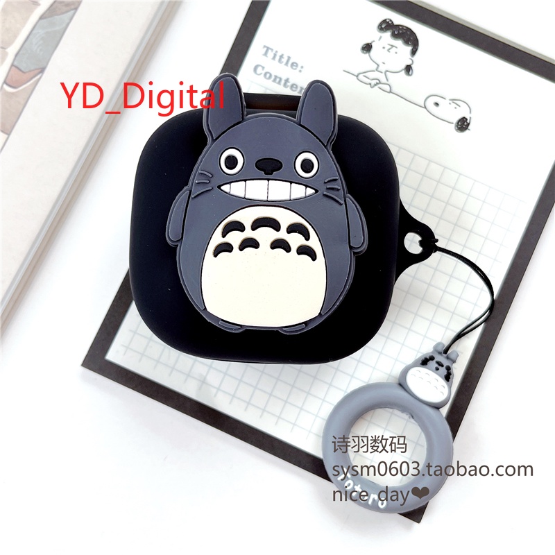 Vỏ Bảo Vệ Hộp Sạc Tai Nghe Không Dây Bằng Silicon Mềm Chống Ồn Họa Tiết Hoạt Hình Cho Beats Fit Pro/Beats