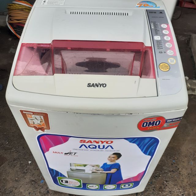 Máy giặt sanyo 7kg còn 90%