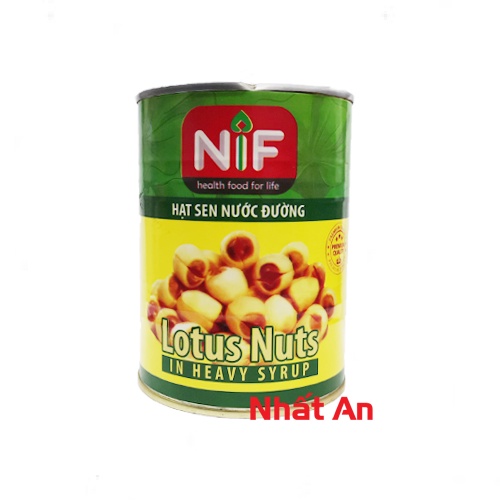 HẠT SEN NGÂM NƯỚC ĐƯỜNG NIF/ LOTUS NUTS NIF 560GR