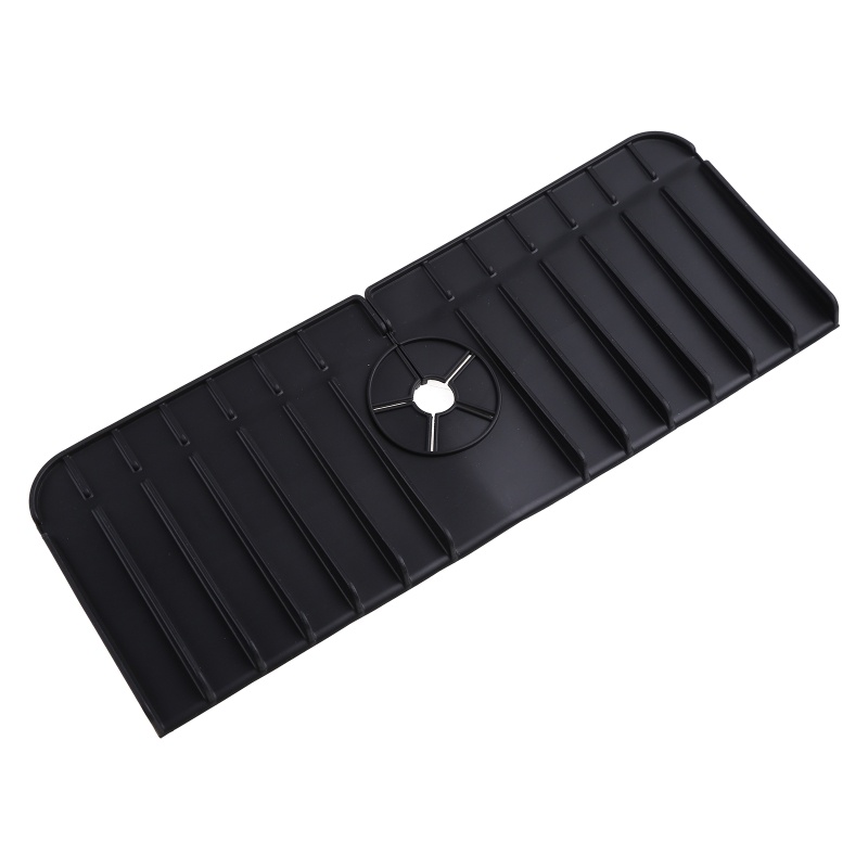 Aoto Thảm Silicone Phơi Khô Chén Dĩa Có Tay Cầm Chống Văng Nước Cho Nhà Bếp Nhà Tắm