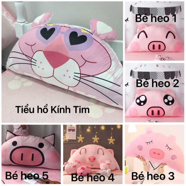 Siêu phẩm Gối Tựa Kê Đầu Giường Kute size 1m5*60cm  sẵn Hàng