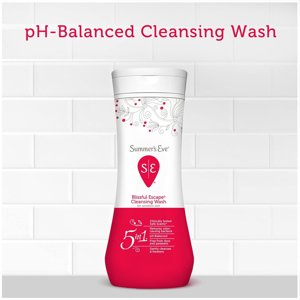 Dung dịch vệ sinh phụ nữ nước rửa phụ khoa Summer's Eve Cleansing Wash Blissful Escape Gynecologist 445ml