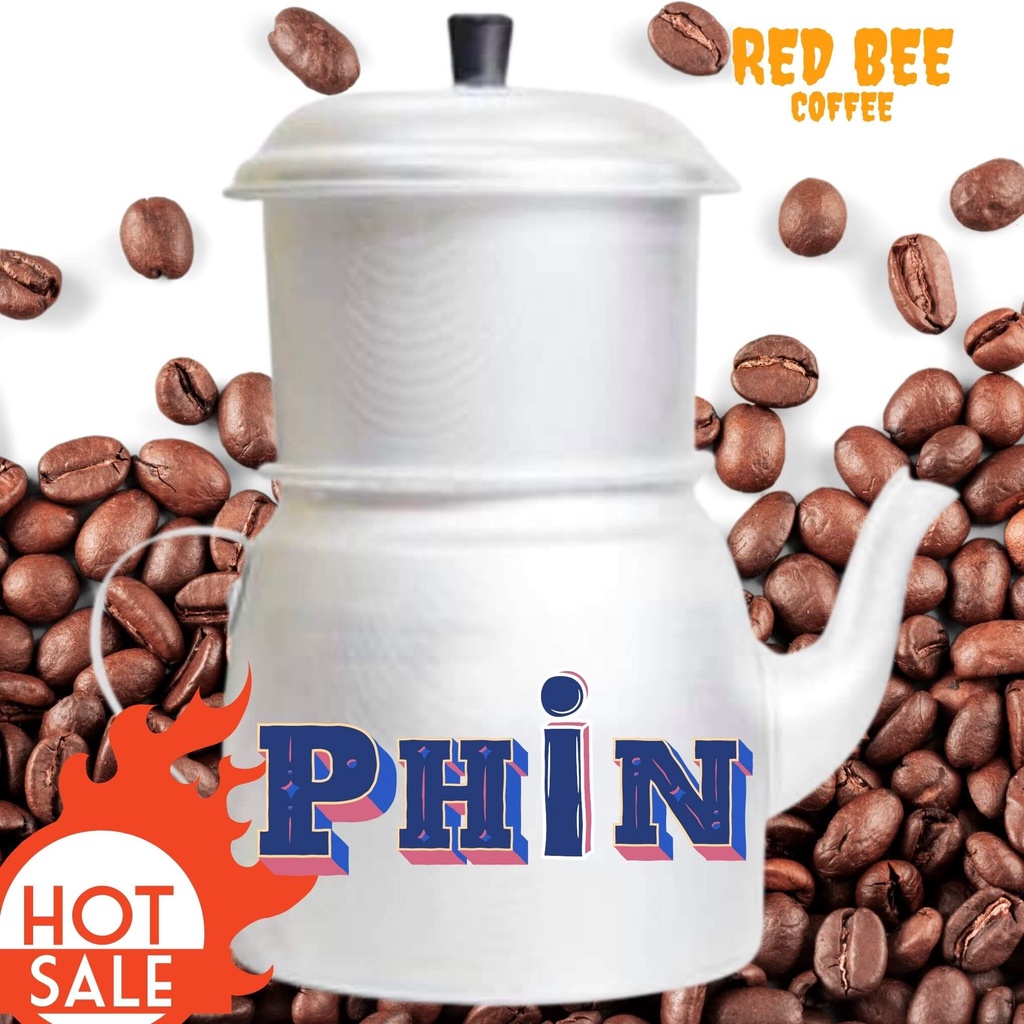 Phin cafe, phin nhôm to phin pha cà phê cỡ lớn 100gram - 200gram