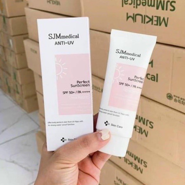 KEM CHỐNG NẮNG NÂNG TONE DƯỢC PHẨM SJM MEDIAL ANTI-UV Dr Skin Care Hàn Quốc 60g