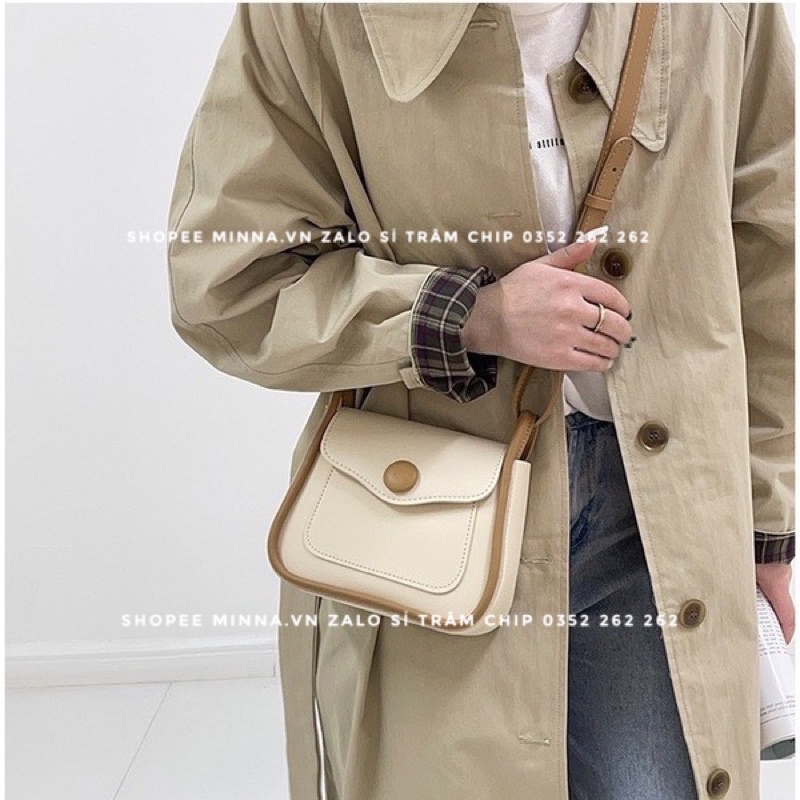 Túi xách đeo chéo nữ đẹp đi chơi thời trang Hàn Quốc da dày tiểu thư