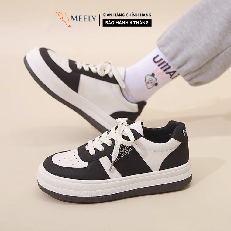 Giày Sneaker Nữ MEELY Đế Bằng Hàn Quốc Êm Thích Hợp Đi Làm, Đi Học, Đi Chơi- GA15