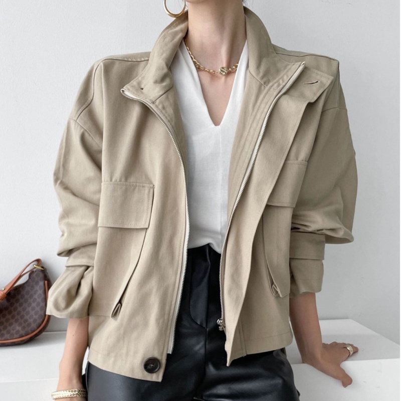 Áo khoác SUXI tay dài thanh lịch thời trang dành cho nữ