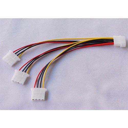 (Mới) Dây cáp chia nguồn IDE 1-To-3 Molex IDE 4 Pin