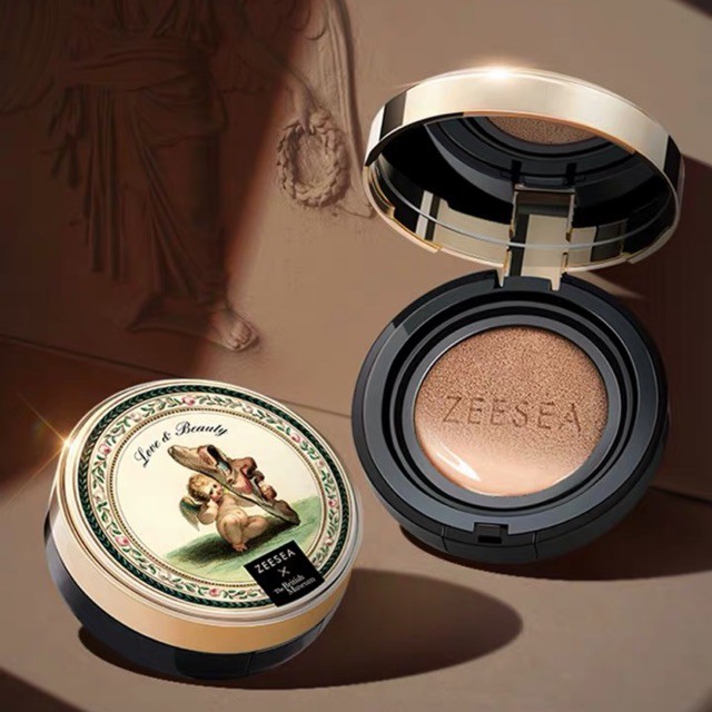 Cushion Kem BB Trang điểm ZEESEA Tự Nhiên Kiểu Anh Quốc Hãng 1 Phấn +1 Lõi | BigBuy360 - bigbuy360.vn