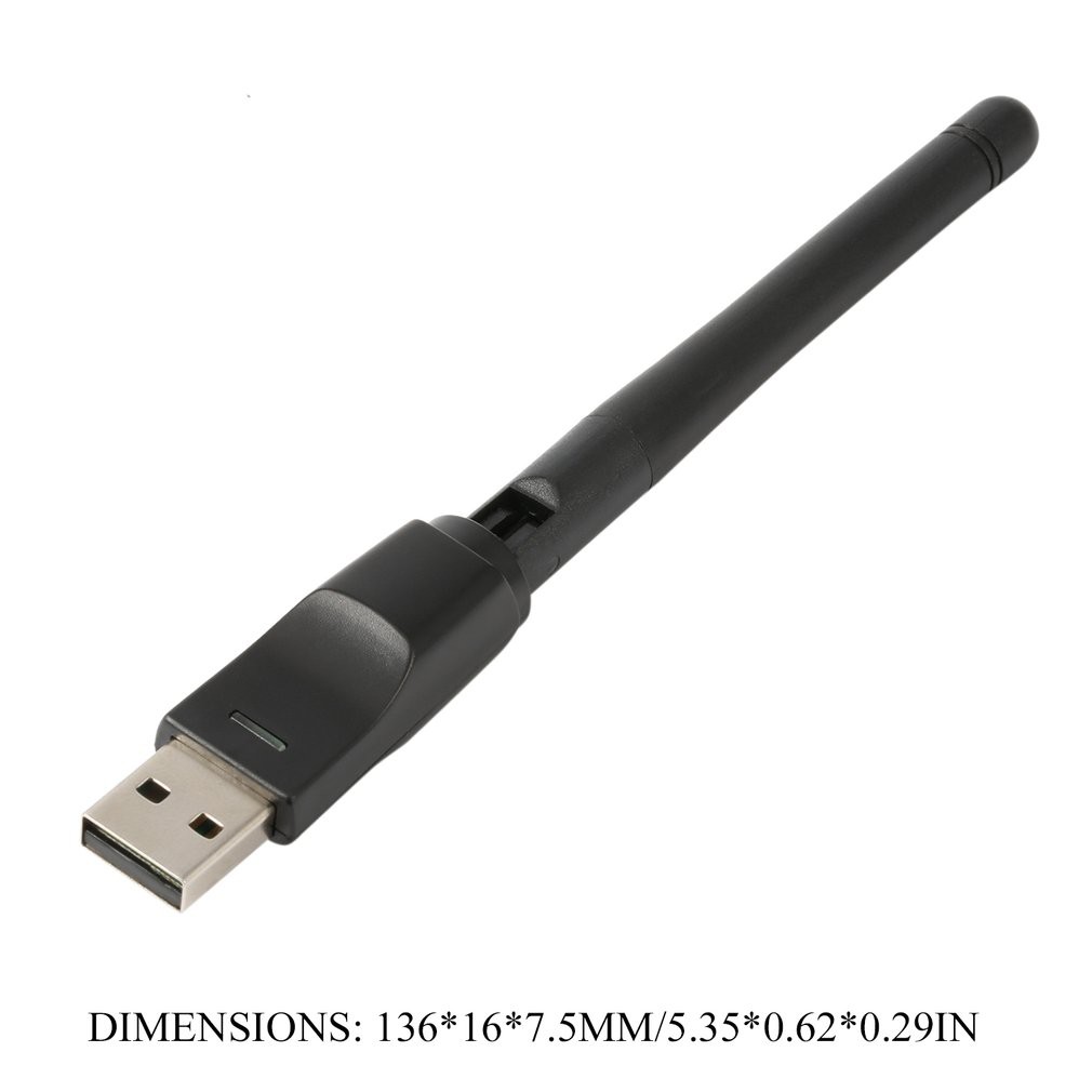 Mini USB không dây WiFi 150M Card mạng LAN Bộ điều hợp mạng LAN Dongle cho máy tính xách tay PC