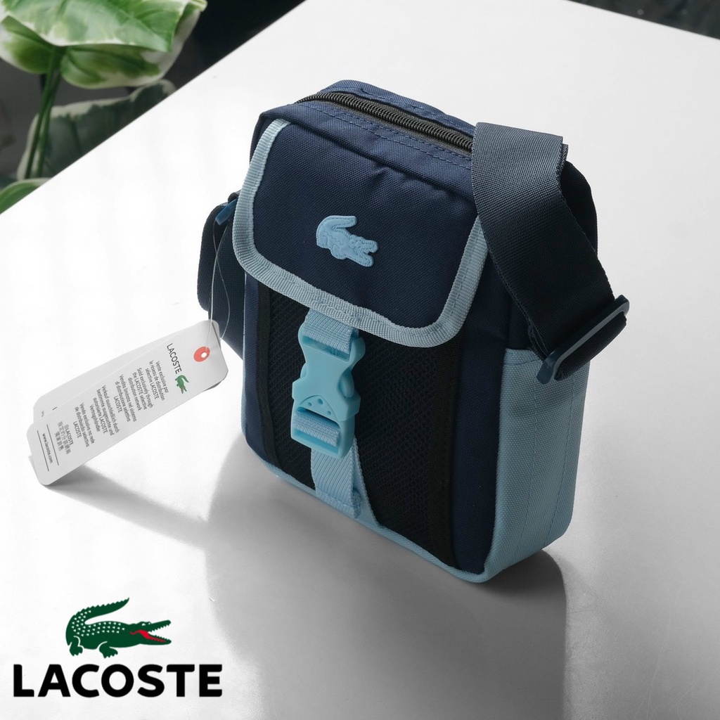 Túi đeo chéo unisex mini siêu cool, phối màu lạ mắt, chất liệu polyester chống nước L001
