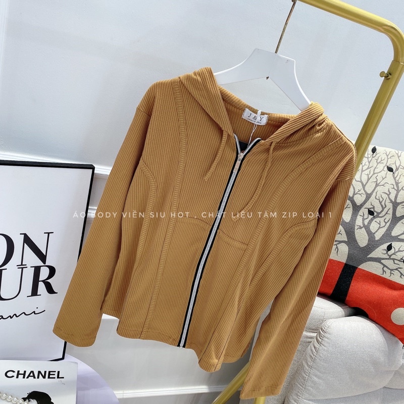 [ 𝐅𝐑𝐄𝐄 𝐒𝐇𝐈𝐏 ] ÁO KHOÁC BODY SIÊU TÔN DÁNG . CHẤT LIỆU TĂM ZIP LOẠI 1