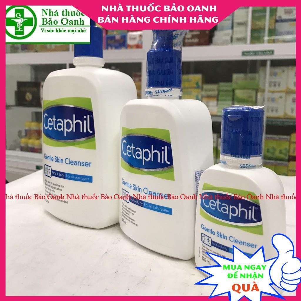 Sữa rửa mặt dịu Cetaphil Gentle Cleanser 1000ml, 500ml.125ml