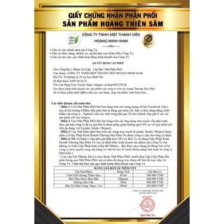 Tinh Chất Hoàng Thiên Sâm