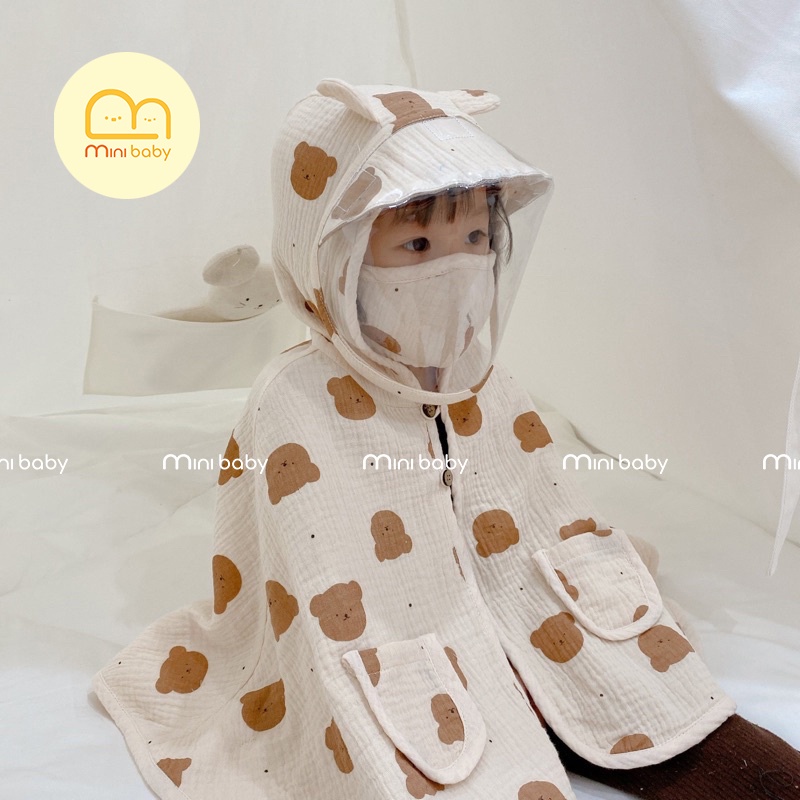 ÁO CHOÀNG TRÁNH NẮNG TRÁNH GIÓ CHO BÉ