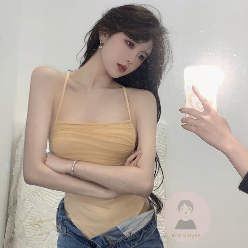 Áo Liền Quần Không Tay Cổ Vuông Màu Trơn Thời Trang Cho Nữ