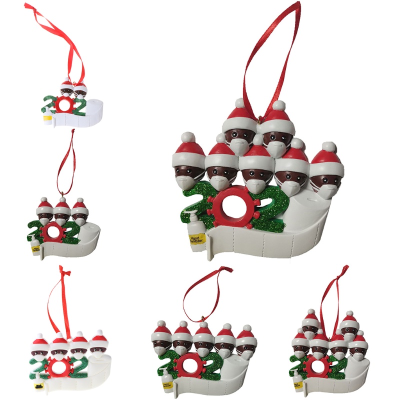 Phụ Kiện Trang Trí Cây Thông Giáng Sinh 2020 Gồm Khăn Giấy Vệ Sinh Mặt Miệng Và Nước Rửa Tay DIY